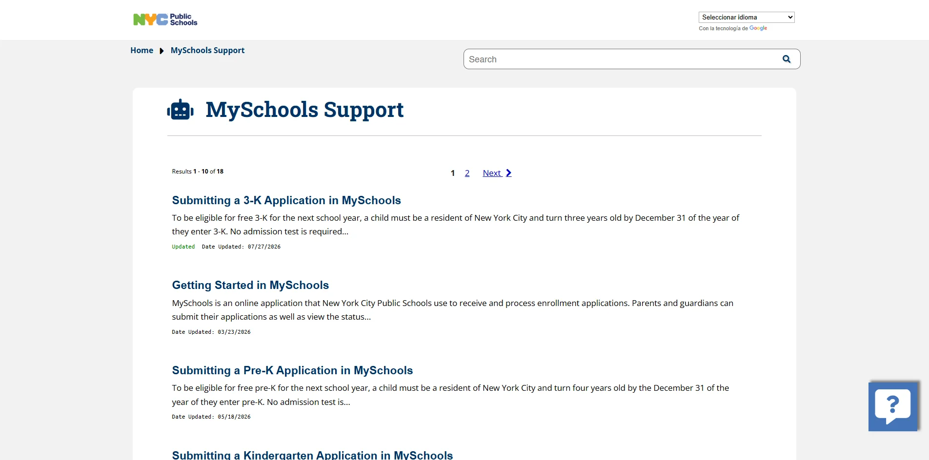 MySchools Support