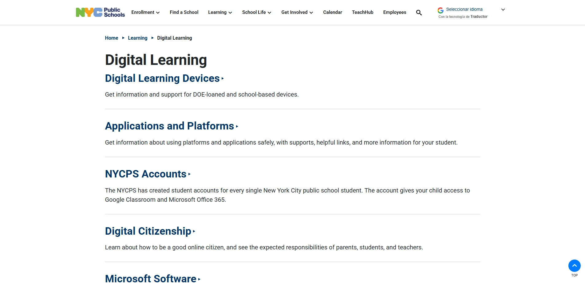 NYC Public Schools - Digital Learning